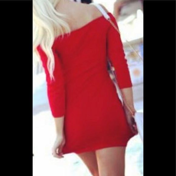 Forever 21 Red tight short dress size S - Picture 4 of 4